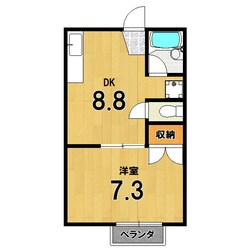 ペントハウス1990の物件間取画像